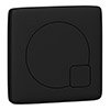 Arezzo Modern Matt Black Square Flush Plate - 70 x 70mm profile small image view 1 