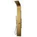 Arezzo Shower Tower Panel - Brushed Brass (Thermostatic) profile small image view 7 