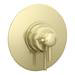 Arezzo Brushed Brass Round Concealed Dual Thermostatic Valve w. 200mm Shower Head profile small image view 2 