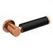 Arezzo Traditional Toilet with Rose Gold + Matt Black Lever profile small image view 2 