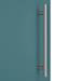 Arezzo Wall Hung Tall Storage Cabinet - Matt Teal Green - with Industrial Style Chrome Handle profile small image view 2 