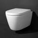Arezzo Wall Hung Toilet incl. Soft Close Seat profile small image view 5 