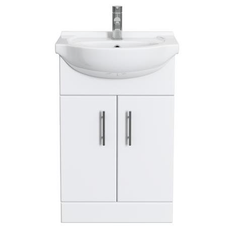 Alaska High Gloss White Vanity Unit With Ceramic Basin | Online Now