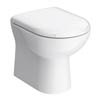 Alaska Back to Wall Toilet Pan inc Soft Close Seat Small Image