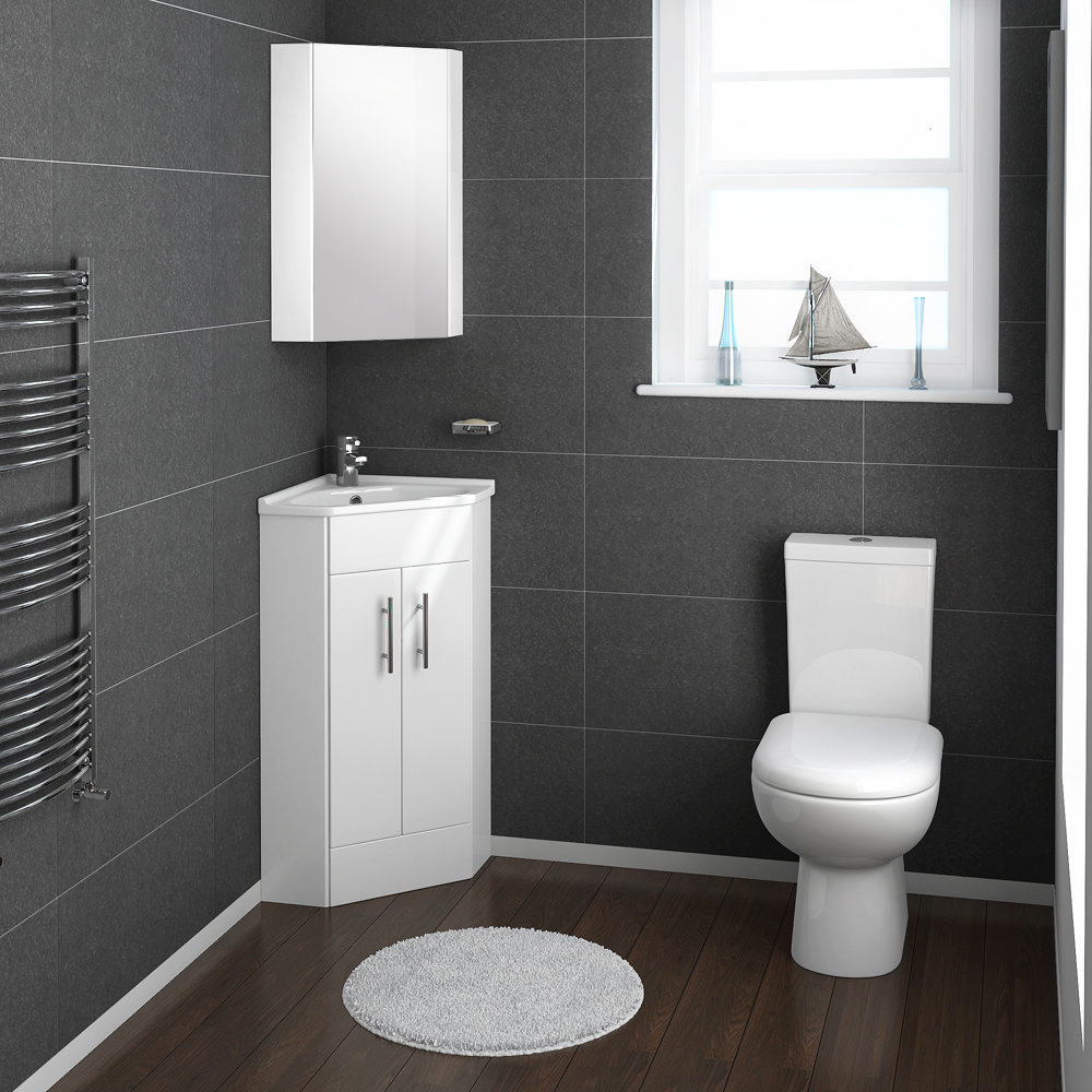 Alaska Cloakroom Suite With Corner Basin At Victorian Plumbing Now