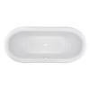 Nuie Alice 1750 Double Ended Roll Top Slipper Bath with Skirt profile small image view 4 
