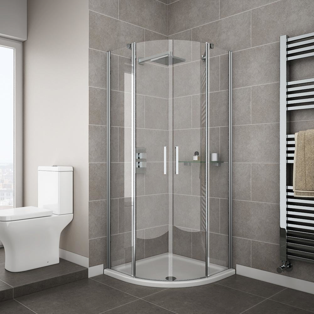 Apollo Frameless Double Door Quadrant Enclosure  