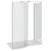 Apollo Curved 1400 x 900mm Frameless Walk-In Enclosure (Inc. Tray + Waste) profile small image view 3 