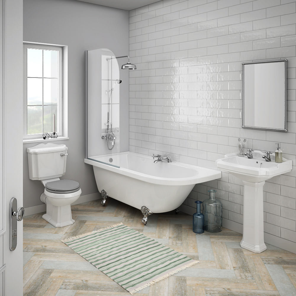 Appleby LH Traditional Bathroom  Suite  Victorian Plumbing UK 