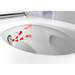 Geberit AquaClean Gloss Chrome Mera Classic Rimless Wall Hung Shower WC profile small image view 5 