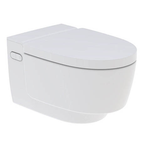 Geberit AquaClean Mera Comfort Rimless Wall Hung Shower WC - Alpine White