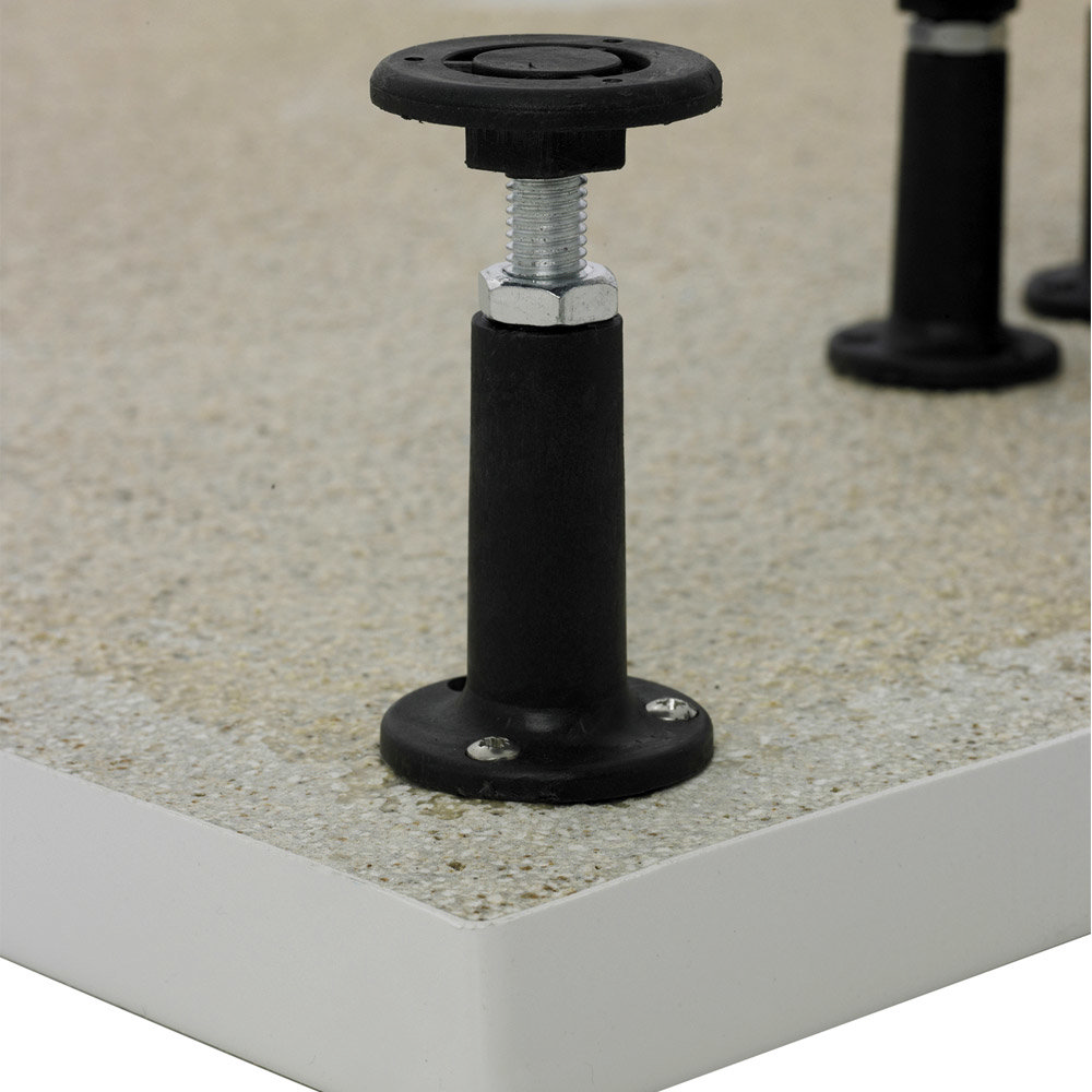 Aurora Pearlstone Square Shower Tray From Victorian Plumbing.co.uk