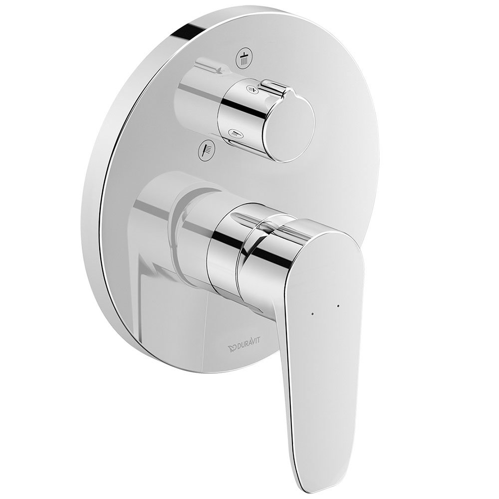 Duravit B.1 Single Lever Shower Mixer with Diverter for Concealed Installation - B14210012010