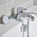 Ideal Standard Ceraflex 1 Tap Hole Bath Shower Mixer - B1960AA profile small image view 2 