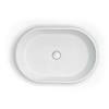 Clearwater - Formoso Bacino Natural Stone Countertop Basin - W590 x D390mm - B1A profile small image view 2 