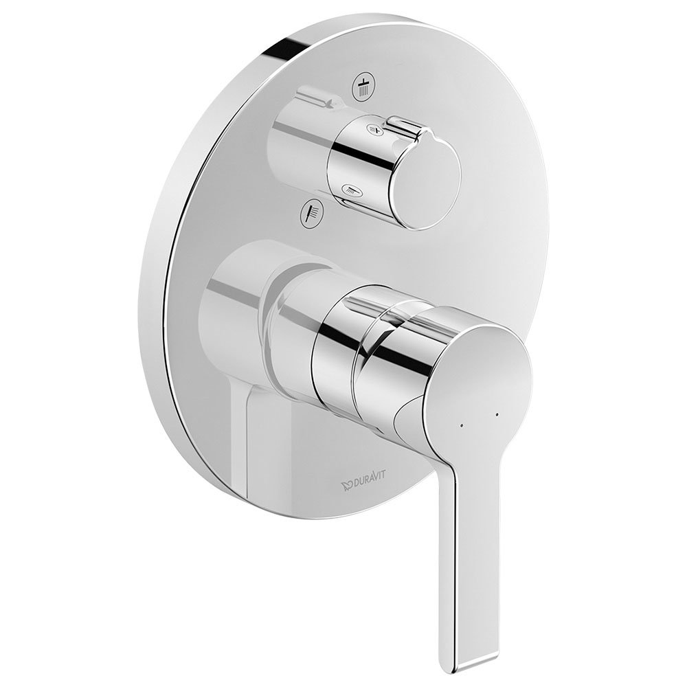 Duravit B.2 Single Lever Shower Mixer with Diverter for Concealed Installation - B24210012010