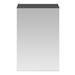 Brooklyn 450mm Gloss Grey Bathroom Mirror Unit profile small image view 2 