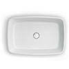Clearwater - Vicenza Bacino Natural Stone Countertop Basin - W590 x D390mm - B4D profile small image view 2 