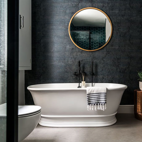 BC Designs Bampton Double Ended Freestanding Bath 1555 x 740mm
