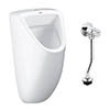 Grohe Bau Ceramic Urinal + Manual Flush Valve profile small image view 1 