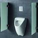 Grohe Bau Ceramic Urinal + Flush Plate + Rough-In Box profile small image view 6 