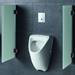 Grohe Bau Ceramic Urinal + Automatic Infra-Red Sensor Flush + Rough-In Box profile small image view 6 