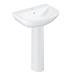 Grohe Bau 4-Piece Bathroom Suite (Basin + Rimless Close Coupled Toilet) profile small image view 2 