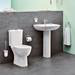 Grohe Bau 4-Piece Bathroom Suite (Basin + Rimless Close Coupled Toilet) profile small image view 4 