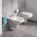 Grohe Bau Rimless Wall Hung Toilet with Soft Close Seat + FREE TOILET ROLL HOLDER profile small image view 4 