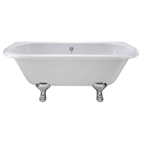 Bayswater Courtnell 1700mm Double Ended Back-To-Wall Freestanding Bath