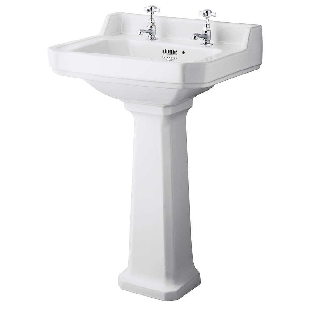 Bayswater Fitzroy Traditional 2TH Basin &amp; Full Pedestal
