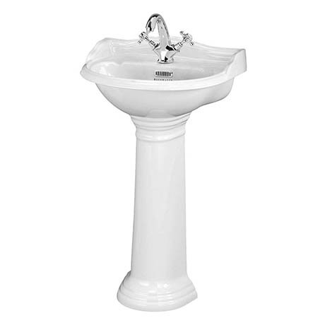 Bayswater Porchester Traditional 1TH Basin & Full Pedestal