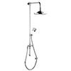 Bayswater Traditional Grand Rigid Riser Shower Kit with Shower Rose profile small image view 1 