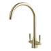 JTP Blink Brushed Brass Dual Lever Kitchen Sink Mixer profile small image view 2 