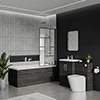Brooklyn Black Vanity Bathroom Suite profile small image view 1 
