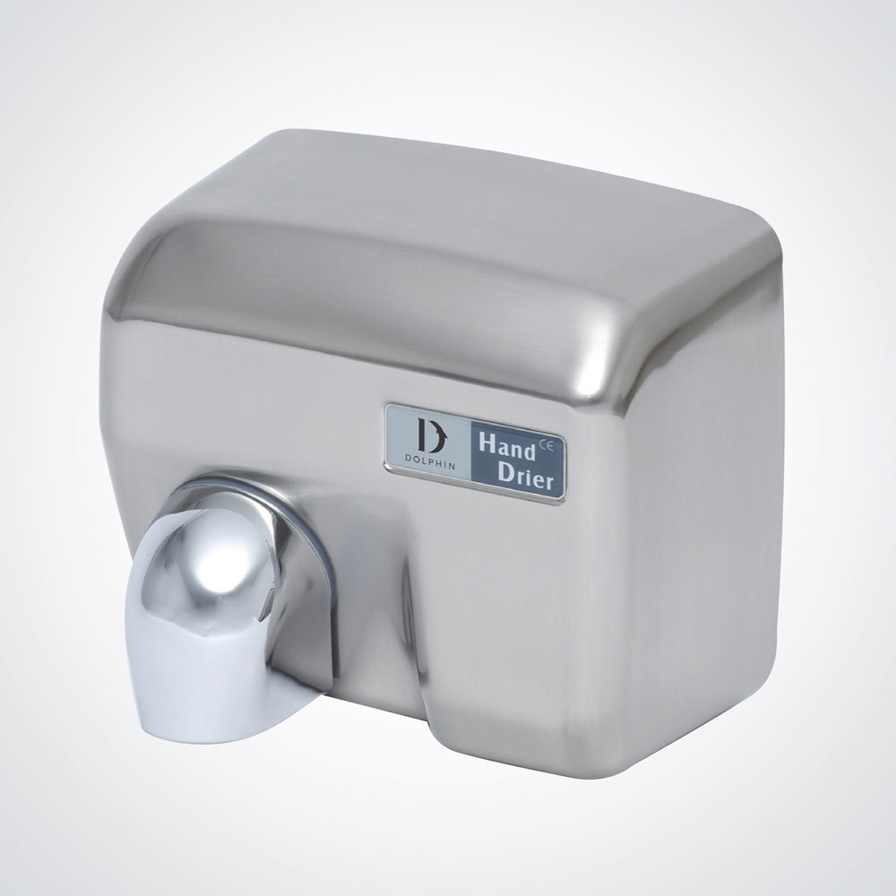 Dolphin - Surface Mounted Automatic Hot Air Hand Dryer - Chrome - BC2400MA
