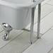 Hudson Reed Topaz Bath Shower Mixer with Extended Leg Set - Chrome profile small image view 4 
