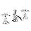 Hudson Reed Topaz 3 Tap Hole Basin Mixer w/ Pop-Up Waste - Chrome - BC307HX profile small image view 1 