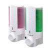 Dolphin - Double Plastic Shower Dispenser - White - BC624-2W profile small image view 1 