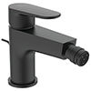Ideal Standard Cerafine O Silk Black Bidet Mixer with Pop-up Waste profile small image view 1 