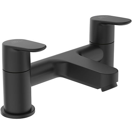 Ideal Standard Cerafine O Silk Black Dual Control Bath Filler
