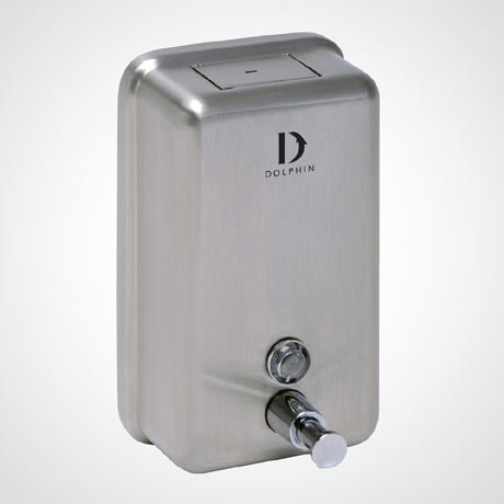 Dolphin - Stainless Steel Vertical Soap Dispenser - BC923