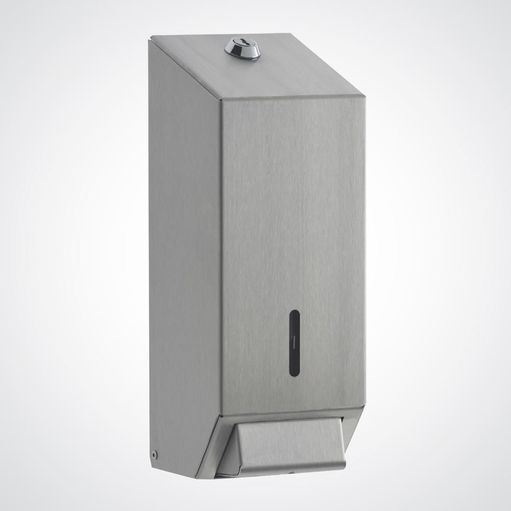 Dolphin - Surface Mounted Soap Dispenser - Satin Stainless Steel ...