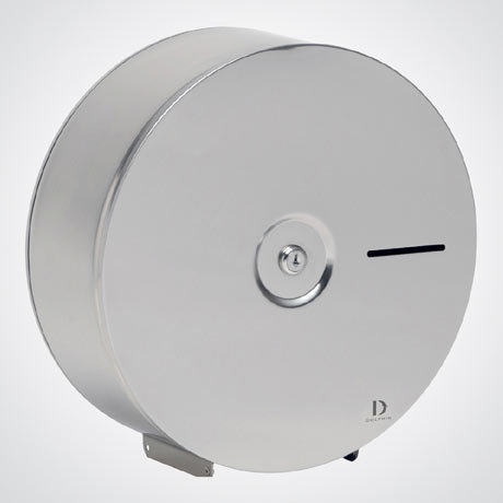 Dolphin - Satin Stainless Steel Jumbo Toilet Paper Dispenser - BC936