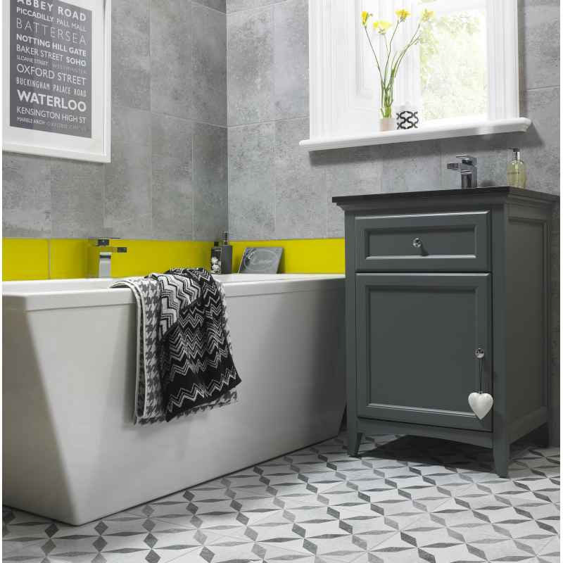 BCT Tiles 8 Concrete Light Grey Matt High Definition Wall Tiles