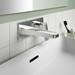Ideal Standard Ceraplan Single Lever Wall Mounted Basin Mixer - BD244AA profile small image view 3 