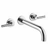 BagnoDesign M-Line Chrome Wall Mounted 3-Hole Basin Mixer profile small image view 1 