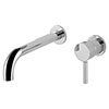 BagnoDesign M-Line Chrome Wall Mounted 2-Hole Basin Mixer profile small image view 1 