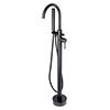 BagnoDesign M-Line Diffusion Matt Black Freestanding Bath Shower Mixer profile small image view 1 