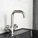 BagnoDesign Revolution Brushed Nickel Mono Basin Mixer with Pop-up Waste profile small image view 3 